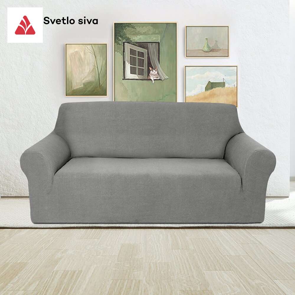 Rastegljiva navlaka za DVOSED v1 svetlo siva