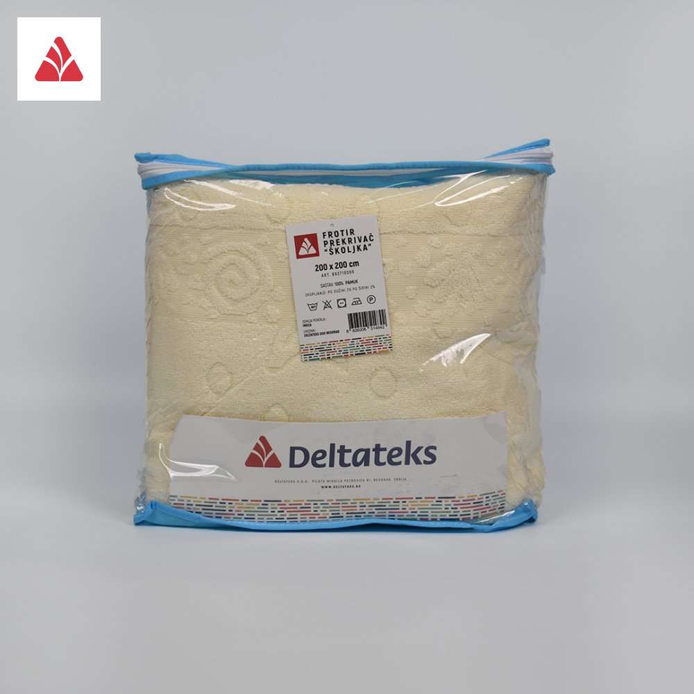 Foritr prekrivač "Školjka" krem