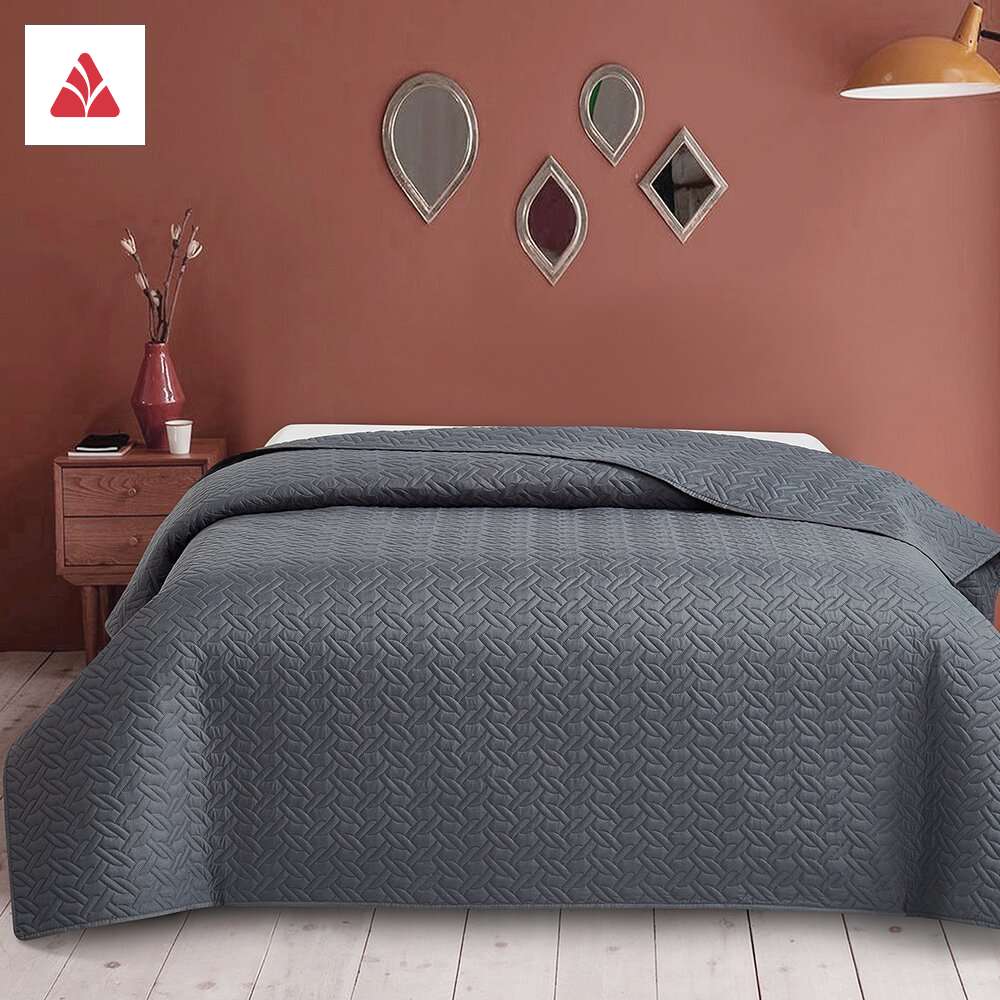 Prekrivač Tena&Lada Steel Grey